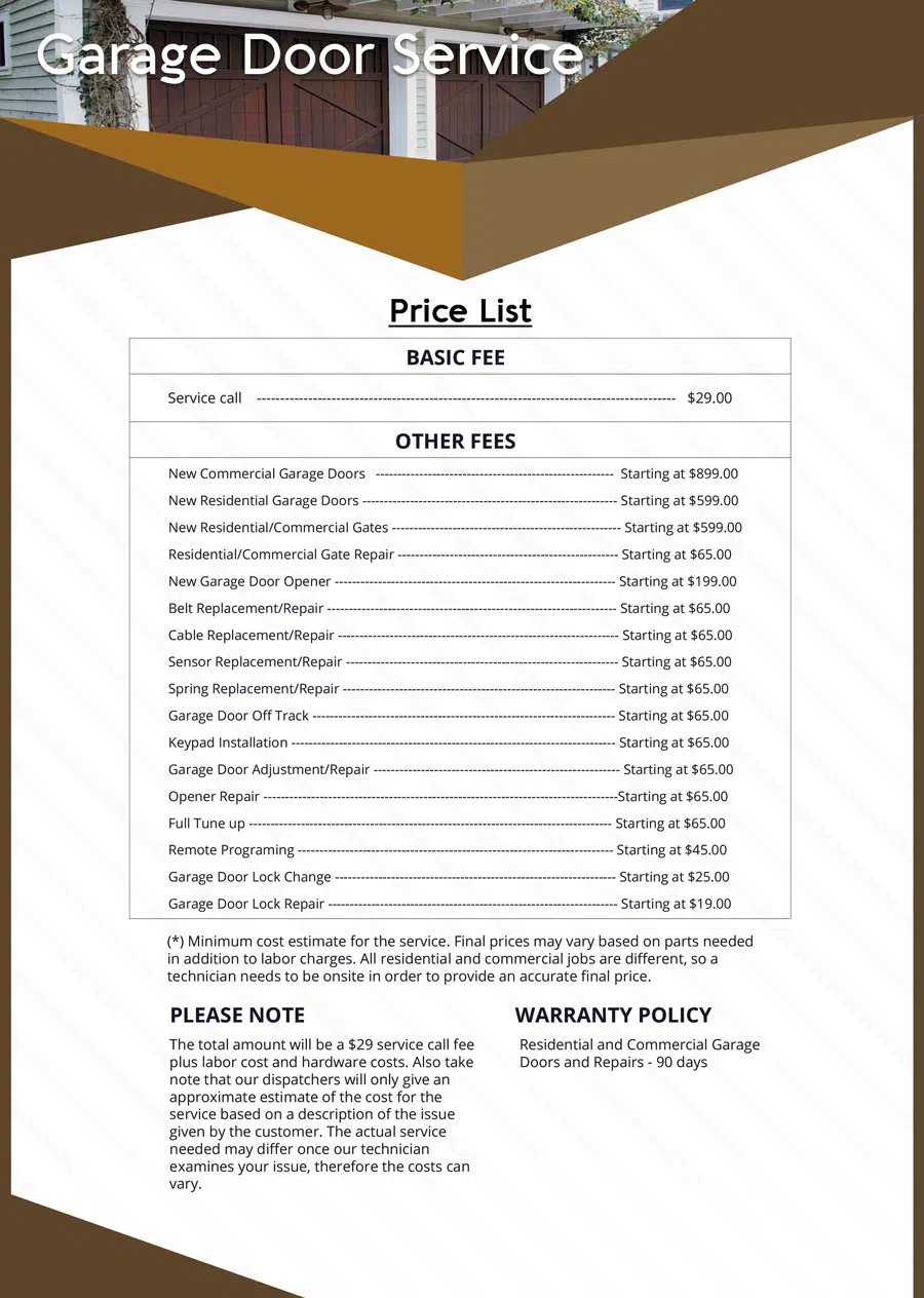 Express Garage Door Service Big Bend, WI 262-223-3236